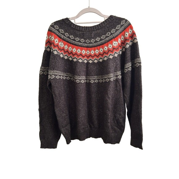 Original Weatherproof Vintage Women’s Fair Isle Knit Sweater Sz XXL Scandinavian - Picture 2 of 6